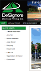 Mobile Screenshot of delsignorepaving.com